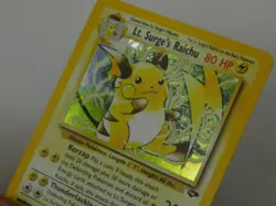 Pokemon TCG Gym Challenge Set Lt. Surge's Raichu 11/132 Holo - Image 2