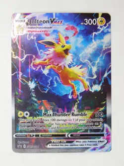 Pokemon TCG Promo Set Jolteon VMax SWSH184 Full Art Holo - Image 1