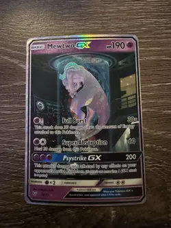 Pokemon TCG - Mewtwo GX 78/73 - Shining Legends Secret Rare HP - Image 1