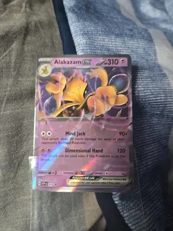 Alakazam EX Promo 050 No Star Holo ERROR Pokemon 151 NM-M - Image 1