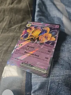 Alakazam EX Promo 050 No Star Holo ERROR Pokemon 151 NM-M - Image 2