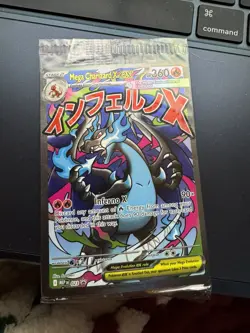 Pokemon Mega Charizard X ex 023 + Oricorio ex Phantasmal Flames UPC Promo Sealed - Image 1