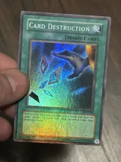 Yugioh Card Destruction SDY-042 Super Rare Unlimited OG Print Holo Bleed MP - Image 2