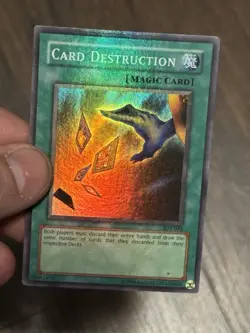 Yugioh Card Destruction SDY-042 Super Rare Unlimited OG Print Holo Bleed MP - Image 3