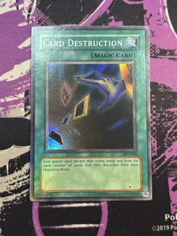 Yugioh Card Destruction SDY-042 Super Rare Unlimited OG Print Holo Bleed MP - Image 4