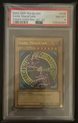 Yu-Gi-Oh! Dark Magician 1st Edition Ultra Rare SDY-006 AE PSA 8 - Image 1
