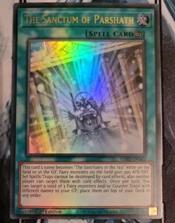 The Sanctum of Parshath - GFP2-EN162 - 1st Edition - Ultra Rare - YuGiOh Card - Image 1