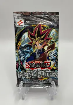 (701035) Yugioh Metal Raiders 1st Edition Sealed BOOSTER PACK - Image 1
