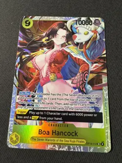 One Piece The Azure Sea's Seven Boa Hancock OP14-112 SR Foil NM - Image 1