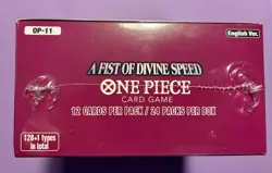 One Piece Card Game OP-11 A Fist of Divine Speed Sealed Booster Box - English - Image 3