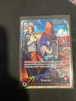 Shanks (2025 PSA Magazine Promo) OP09-001 One Piece Promotion Cards Foil - Image 1