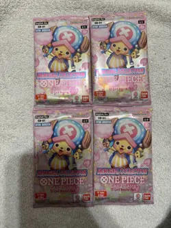 4x Booster Packs - EB-01 One Piece Memorial Collection Set English - Image 3