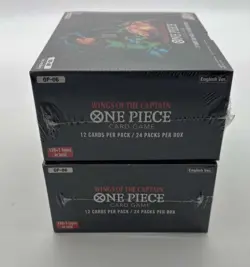 Lot of (2) One Piece English OP-06 Wings of the Captain Booster Box Sealed - Image 2