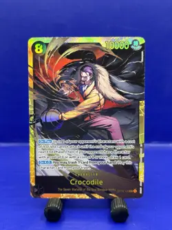 One Piece TCG Crocodile - The Azure Sea's Seven OP14-120 SEC Foil - Image 1
