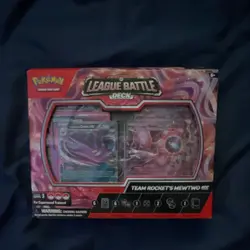 Pokemon TCG League Battle Deck Team Rocket's Mewtwo ex English 60-Card Deck 2024 - Image 1