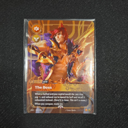 Sett - The Boss - Riftbound Metal 1/35 Regional Prize Promo - Sett Metal Card - Image 1