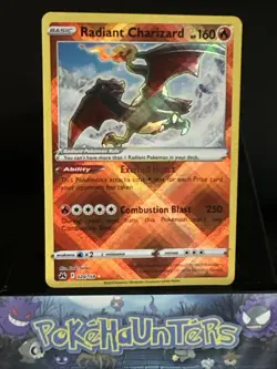 Pokemon Card Radiant Charizard 020/159 Crown Zenith Rare Reverse Holo Near Mint - Image 1