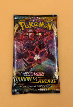 Pokemon TCG Sword & Shield Darkness Ablaze Booster Pack - 10 Cards | NEW - Image 1