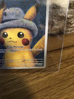 Pikachu with Grey Felt Hat SVP 085 Van Gogh Promo Card G2U - Image 5