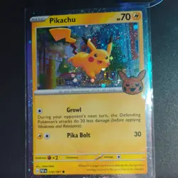 Holo PIKACHU Card • FOIL 006/015 • 2023 McDonald's Promo • POKEMON Kids Meal - Image 1