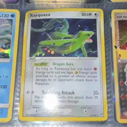 Pokemon Rayquaza EX Deoxys 22/107 Holo Basic Card English TCG - Image 1