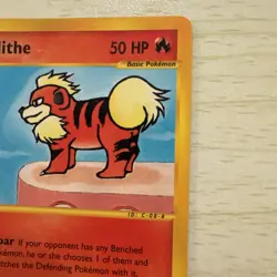 GROWLITHE * 80/147 * Aquapolis * Common * Pokemon Card * NM/LP Vintage E-Reader - Image 3