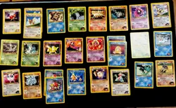 Vintage Pokemon 80 Card Lot Gym Challenge/ Heroes Set LP - Image 2