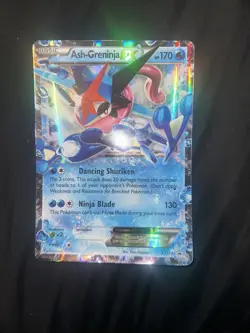 Ash-Greninja EX Jumbo Holo Garchomp Card M Metagross - Image 1