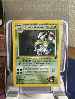 Erika's Venusaur 1st Edition 4/132 Gym Challenge Holo Vintage Pokemon Card - Image 1