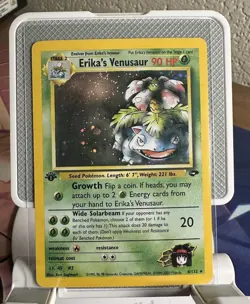 Erika's Venusaur 1st Edition 4/132 Gym Challenge Holo Vintage Pokemon Card - Image 3