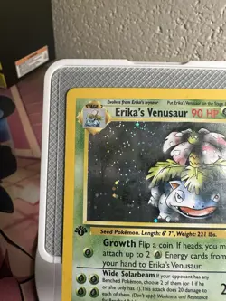 Erika's Venusaur 1st Edition 4/132 Gym Challenge Holo Vintage Pokemon Card - Image 5