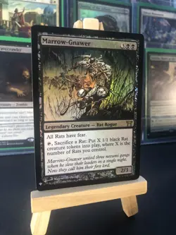 FOIL Marrow-Gnawer - Rare- Legendary Rat - MB1- Near Mint + Magic MTG Card - Image 3