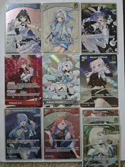 Hololive Card Game mixed card lot- all chase cards. MINT + extras - Image 1