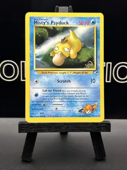 Misty's Psyduck W Stamp 54/132 Wotc Promo Pokemon Card - Image 2