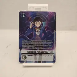 Bandai Digimon Card Game Keisuke Amasawa Tamer BT23-090 alt art - Image 1