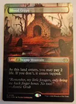 Blood Crypt (Borderless) Lorwyn Eclipsed Foil LP - Image 1