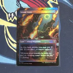 Steam Vents Borderless FOIL Lorwyn Eclipsed MTG NM - Image 2