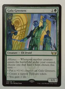 Gala Greeters *Rare* Magic MtG x1 SNC Streets of New Capenna - Image 1