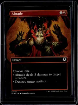 Abrade (Borderless) - 311 - Foil - NM - INR - MTG Magic the Gathering - Image 1