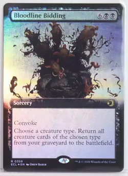 Bloodline Bidding [New, Near Mint] Extended *Foil* {Lorwyn Eclipsed} - Image 1