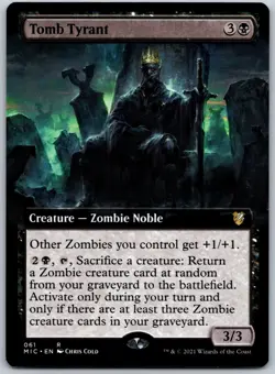 Tomb Tyrant (Extended Art) R Commander: Innistrad: Midnight Hunt 61 NM - Image 1