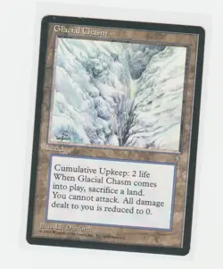 Magic the Gathering ~ MTG ~ 1x Glacial Chasm ~ ICE AGE ~ MP - Image 1