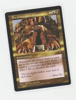 Magic the Gathering ~ MTG ~ 1x Breathstealer's Crypt ~ VISIONS ~ LP - Image 1
