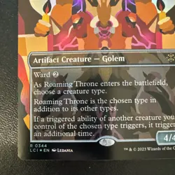 MTG Roaming Throne (Borderless) [The Lost Caverns of Ixalan] Near Mint Magic - Image 5