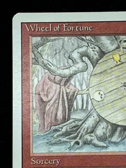 Magic the Gathering MTG Wheel of Fortune Red Revised Edition Rare - Image 2