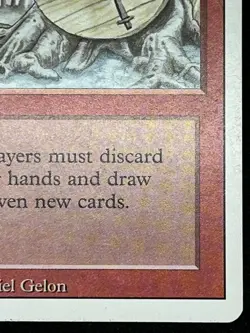 Magic the Gathering MTG Wheel of Fortune Red Revised Edition Rare - Image 4