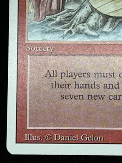 Magic the Gathering MTG Wheel of Fortune Red Revised Edition Rare - Image 5