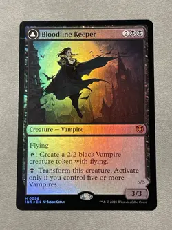 MTG - Bloodline Keeper / Lord of Lineage - FOIL - Creature - V17 4 - NM - Image 1