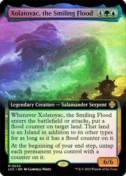 MTG FOIL Xolatoyac, the Smiling Flood - The Lost Caverns of Ixalan Commander - Image 1