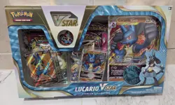 Pokemon Lucario VSTAR Premium Collection - Fusion Strike & Brilliant Star packs 820650851247 - Image 1